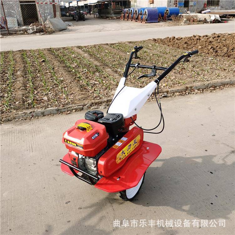 汽油柴油小型耕地旋耕机农用微耕机大棚果园家用两驱前旋微耕机