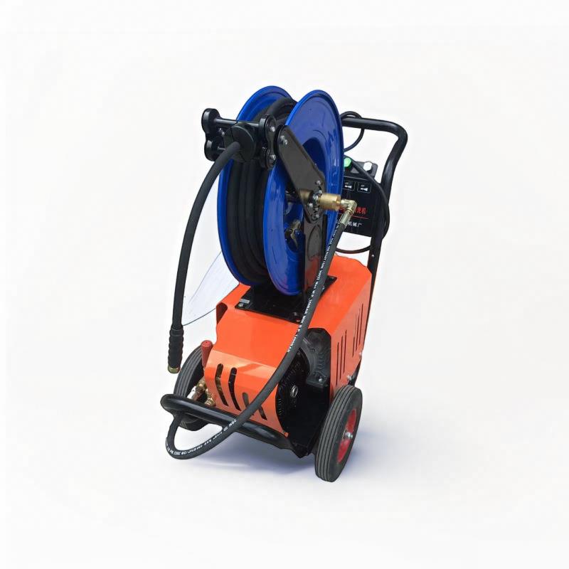 220V200公斤压力带卷管器高压清洗机管道疏通机高效大功率