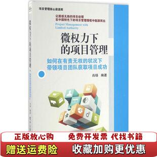 【正版图书】微权力下的项目管理如何在有责无权的状况下带领项目团队获取项目成功肖杨著电子工业出版社978712130009