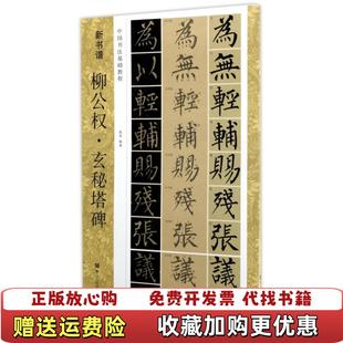 中国书法基础教程 图书 新书谱柳公权玄秘塔碑内页干净 实物拍摄张率 社9787534057144 著浙江人民美术出版 正版