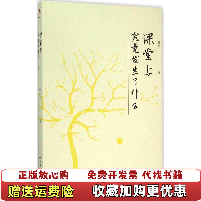 【正版书】课堂上究竟发生了什么吴非著中国人民大学出版社9787300213507