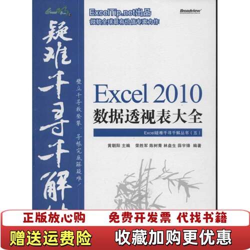 【正版图书】Excel2010数据透视表大全荣胜军陈树青林盘生薛宇锋著黄朝阳编9787121189593