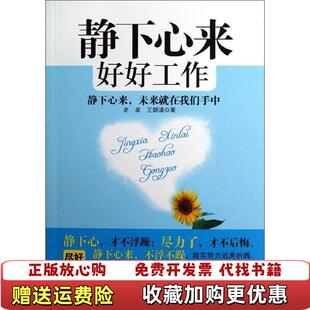 【正版图书】静下心来好好工作老泉王朝清 著中国言实出版社9787517100126