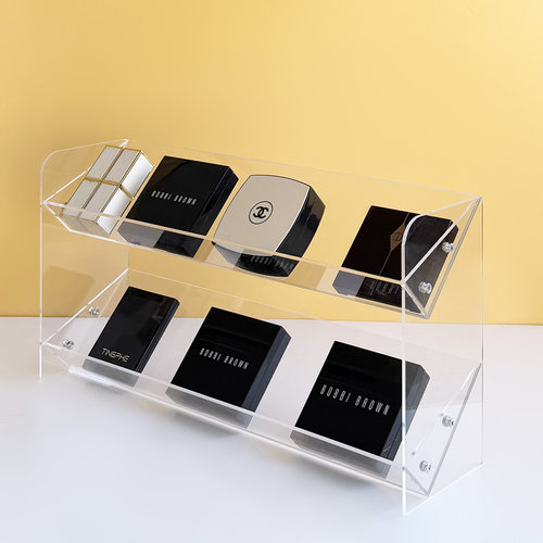 透明多层桌面化妆品展示架可定制