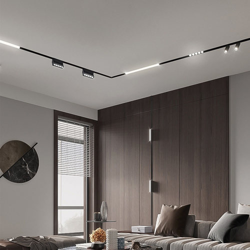 无主灯暗藏磁吸轨道射灯