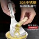 304不锈钢漏勺宝宝辅食压泥器料理捣姜蓉蒜泥研磨过滤网沥水捞勺