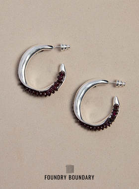 FOUNDRY BOUNDARY石榴籽串珠耳圈