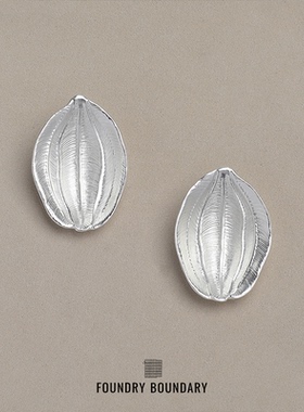 FOUNDRY BOUNDARY石榴果核耳钉大号