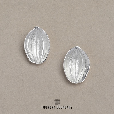 FOUNDRY BOUNDARY石榴果核耳钉大号