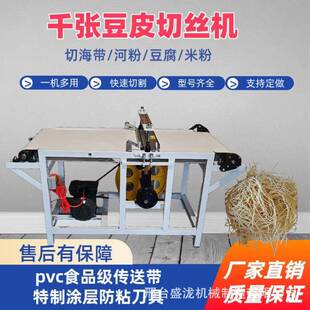 现货多功能商用千张豆皮凉皮干豆腐海带全自动工具切丝切块机神器
