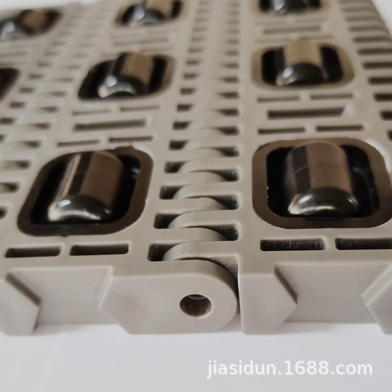 厂家直供万向滚珠网带钢塑易收纳机舱车舱传送仓储输送物流分拣