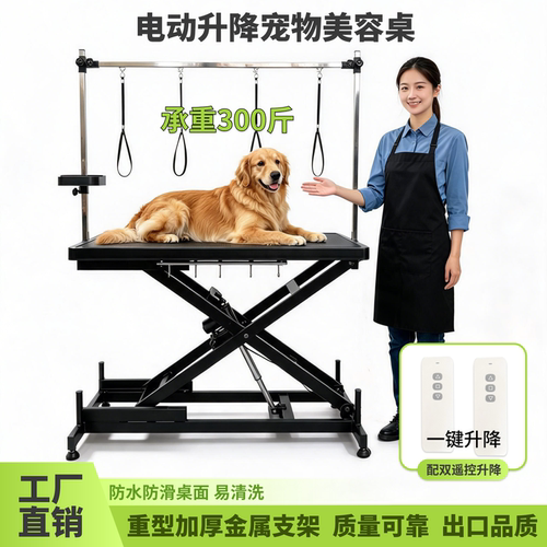 BaoheDC电动升降大型宠物美容桌