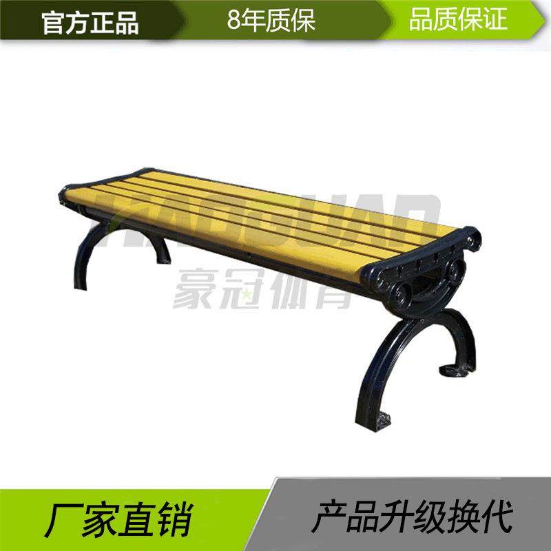 公园排椅小区广场街道户外休闲椅园林塑木铁铸平凳厂家