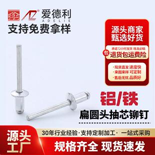 抽芯铆钉 厂家直销 铝 爱德利 拉铆钉拉丁 现货 开口型抽芯铆钉