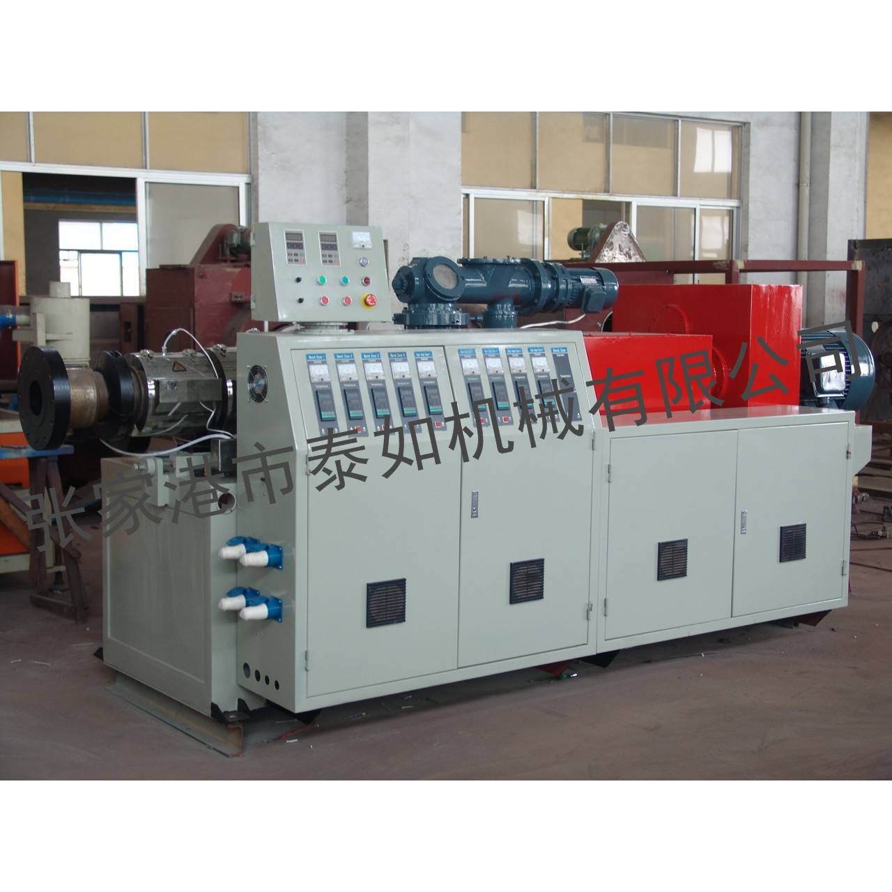 【厂家直销】 供应SJSZ-65系列锥形双螺杆塑料挤出机 管材挤出机