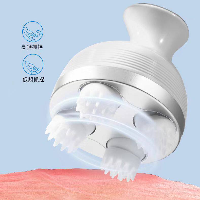 新品电动头部按摩器可拆洗家用迷你头皮揉捏全身经络理疗按摩器