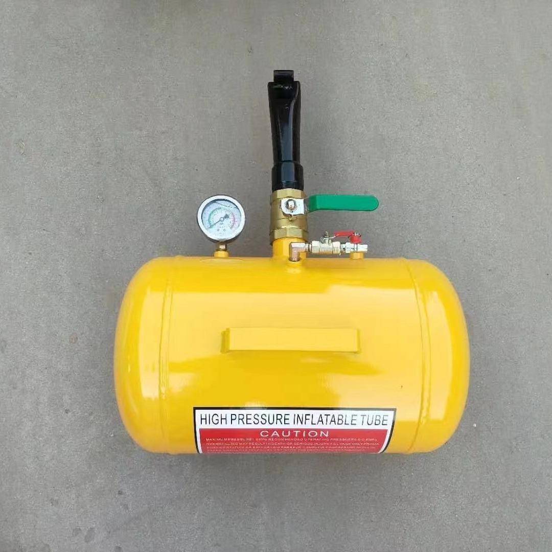 轮胎充气筒大车轮胎爆充器高压充气筒加厚钢板汽修真空胎爆充器