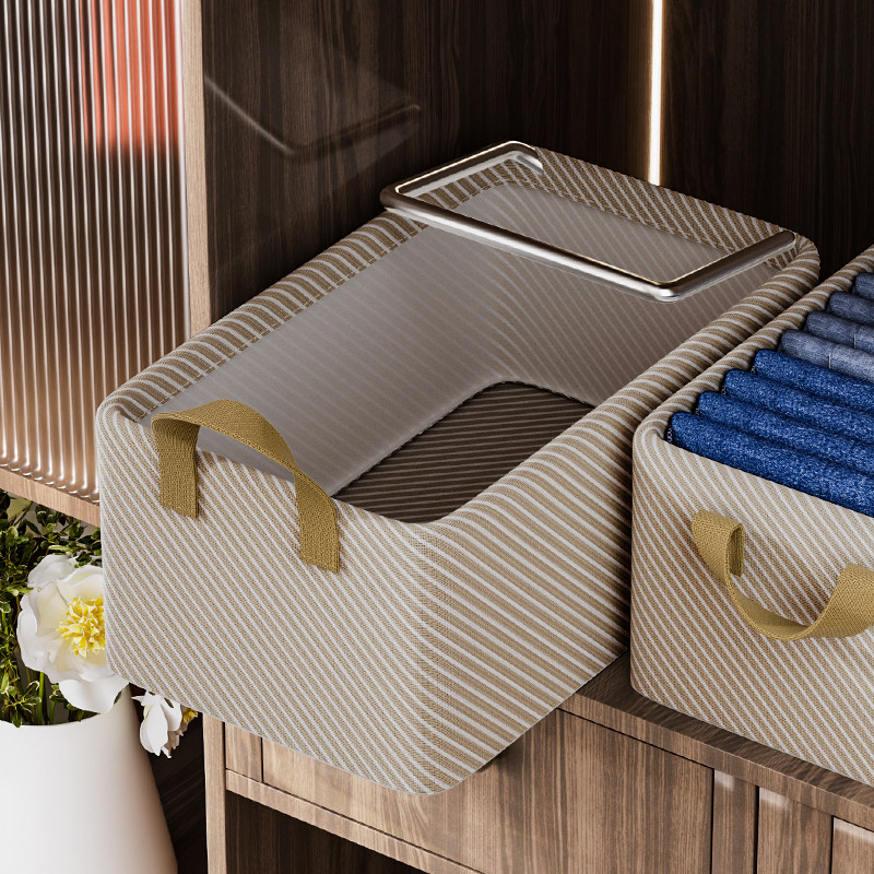 收纳箱大容量超大衣服裤子整理筐家用衣柜抽屉被子储物盒折叠神器,收纳整理,收纳箱,淘宝优惠券,粉丝福利购,淘宝优惠卷