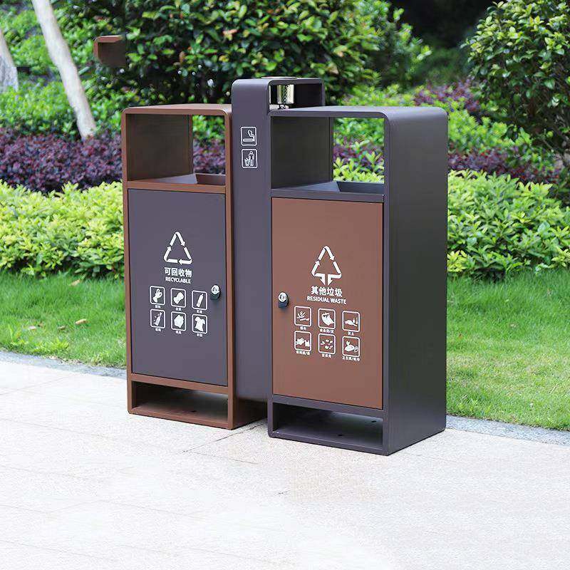 户外垃圾桶分类果皮箱小区公园市政街道景区环卫镀锌板金属垃圾桶,基础建材,不锈钢垃圾桶,淘宝优惠券,粉丝福利购,淘宝优惠卷
