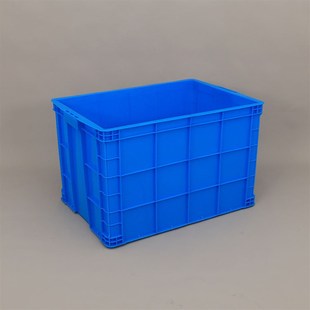 周转箱塑料箱蓝色加厚755箱大号深箱 养鱼箱 装 鱼水箱