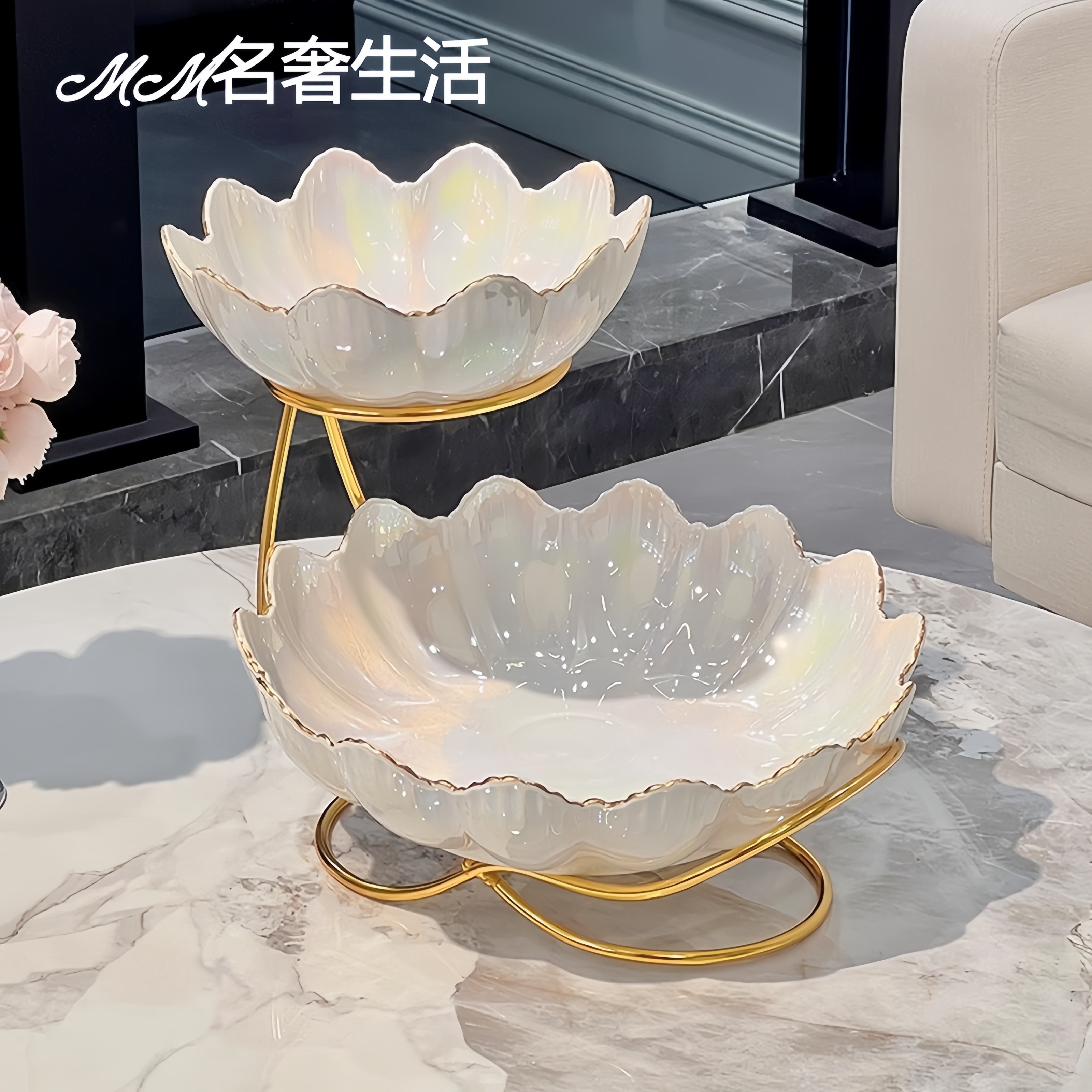 北欧水果盘家用客厅轻奢多层下午茶点心架糖果盘子前台零食甜品盘,餐饮具,果盆/果盘/果篮,淘宝优惠券,粉丝福利购,淘宝优惠卷