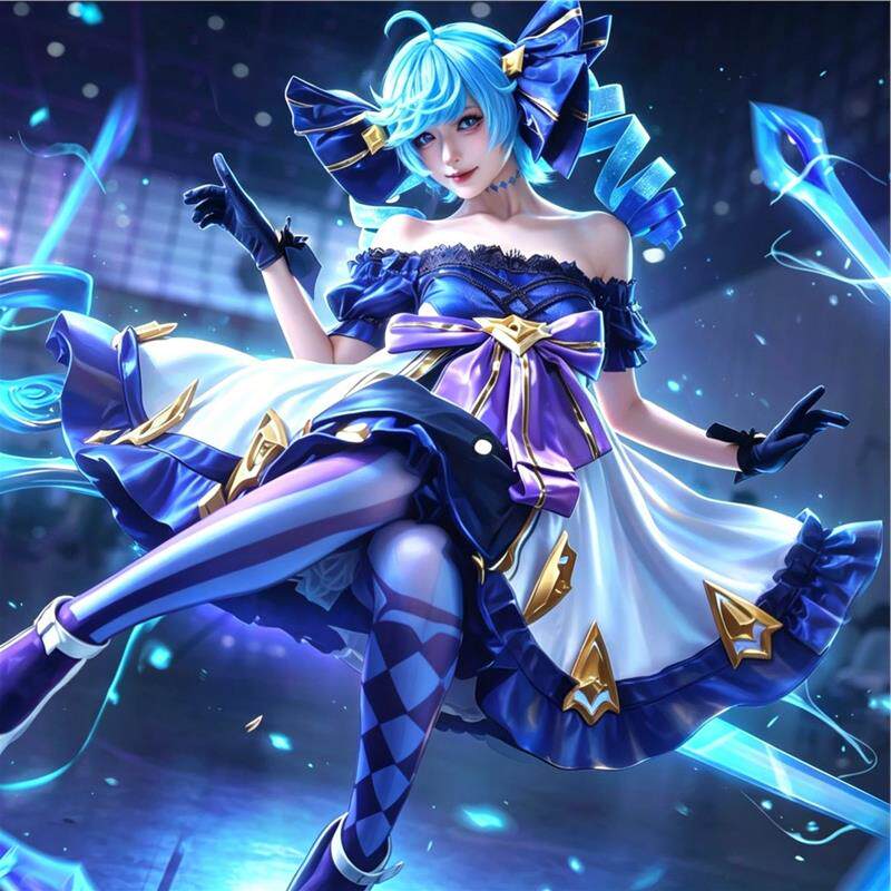 lol英雄联盟cos格温灵罗娃娃cosplay服二次元暗黑风洛丽塔萝莉