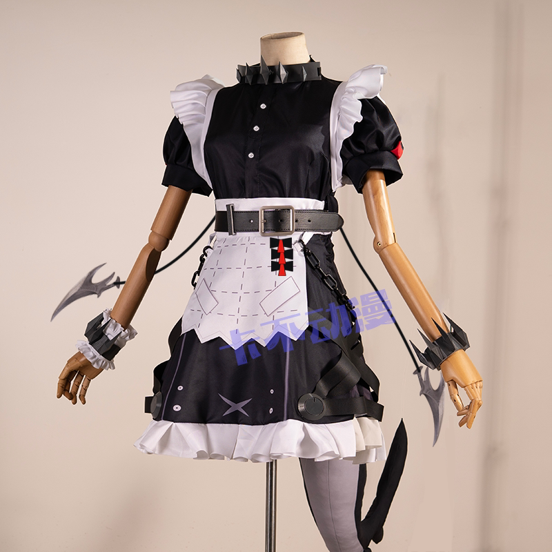 绝区零艾莲乔女仆装鲨鱼娘Cosplay服装现货全套装图片