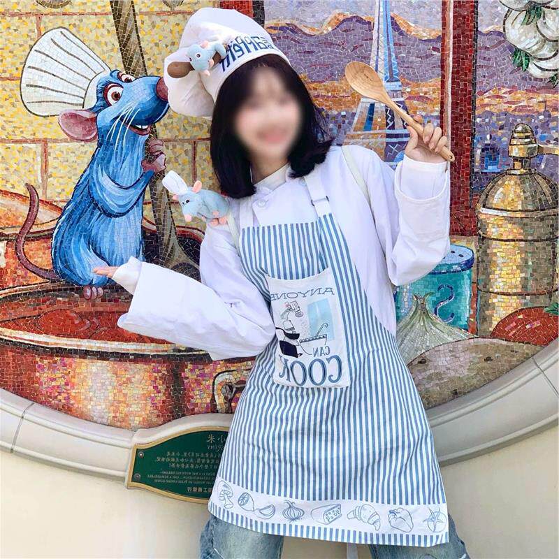 料理鼠王cos服装帽子小厨娘厨师套装全套含道具女款男款情侣款