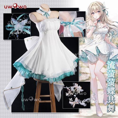 崩坏 星穹铁道cosplay 流萤 萤蝶共舞 cos 服装女同人
