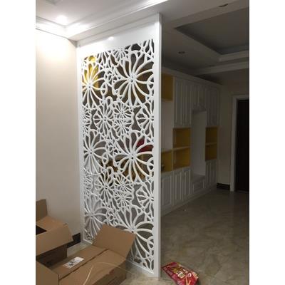 花格隔断玄关客厅现代中式背景墙镂空可定做密度板通花板装修屏风