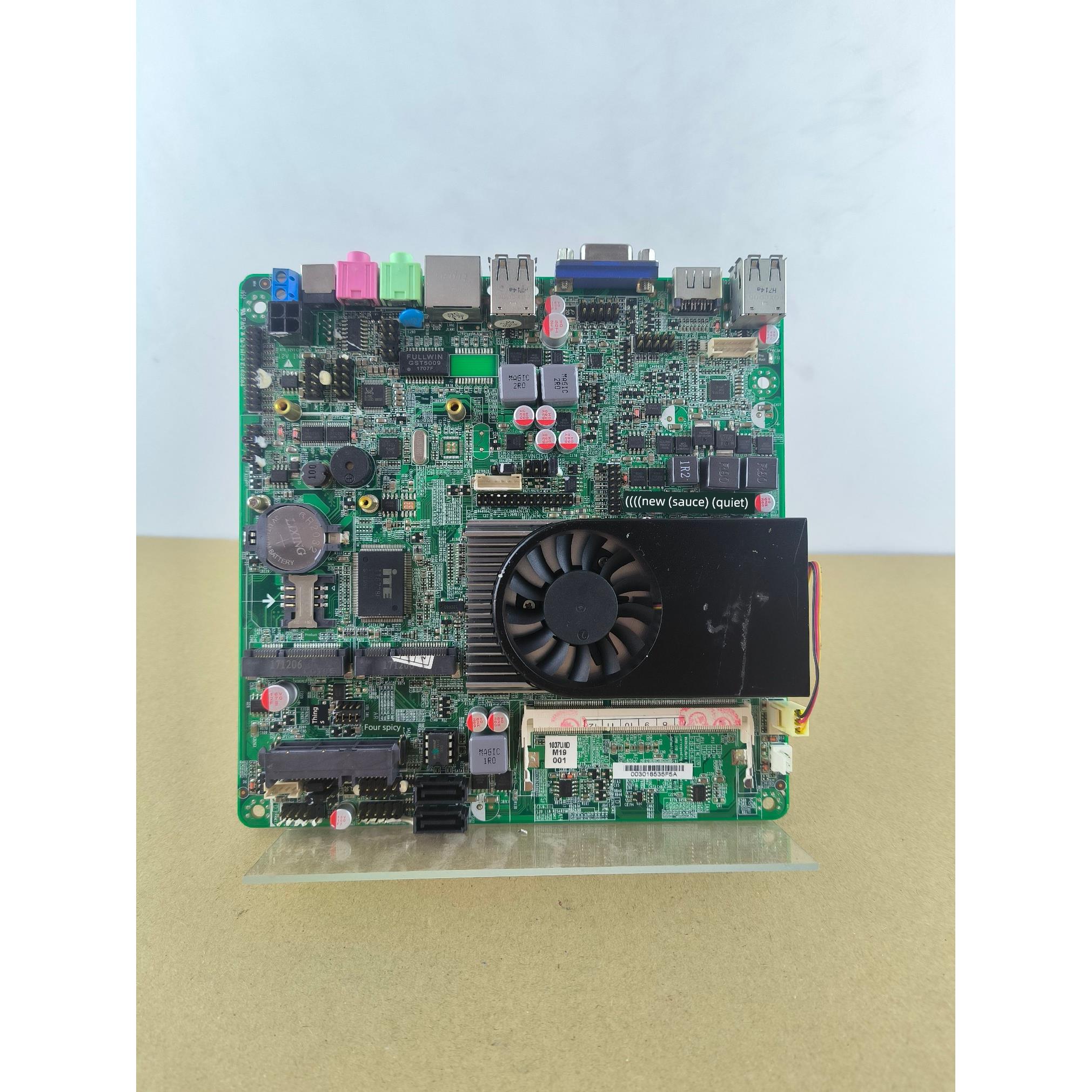 研域 ITX-M19 VER M11 收银机一体机 1037U 12V供电主板超薄