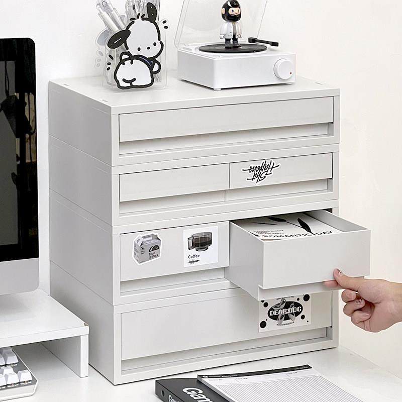 办公室桌面收纳柜抽屉式收纳盒工位整理改造神器书桌上文件置物架,收纳整理,收纳柜,淘宝优惠券,粉丝福利购,淘宝优惠卷