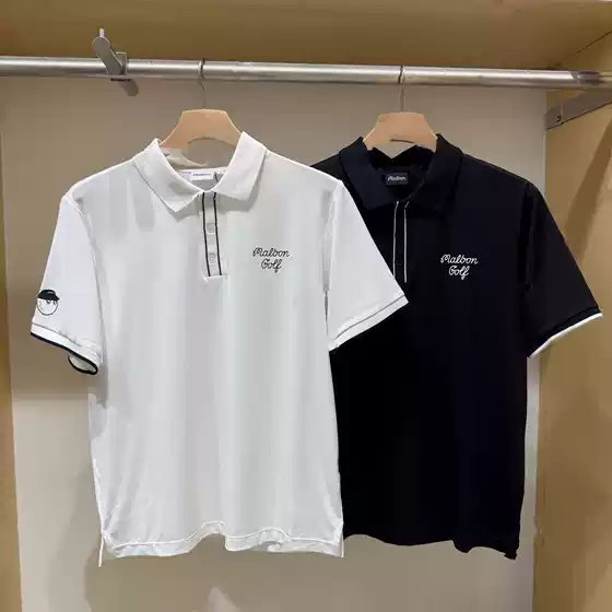 2026 Spring & Summer Korean Style Men's Golf Polo Shirt with Collar, Quick-Dry Slim-Fit Casual Sport T-Shirt Short Sleeve
