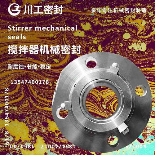 脱硫塔侧搅拌器机械密封 TD川工密封3-15/200-850/50 拌机封 ZU2N