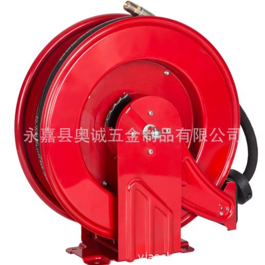 奥诚自动伸缩卷管器卷管耐高压PU管气鼓轮胎充气气管12/15m