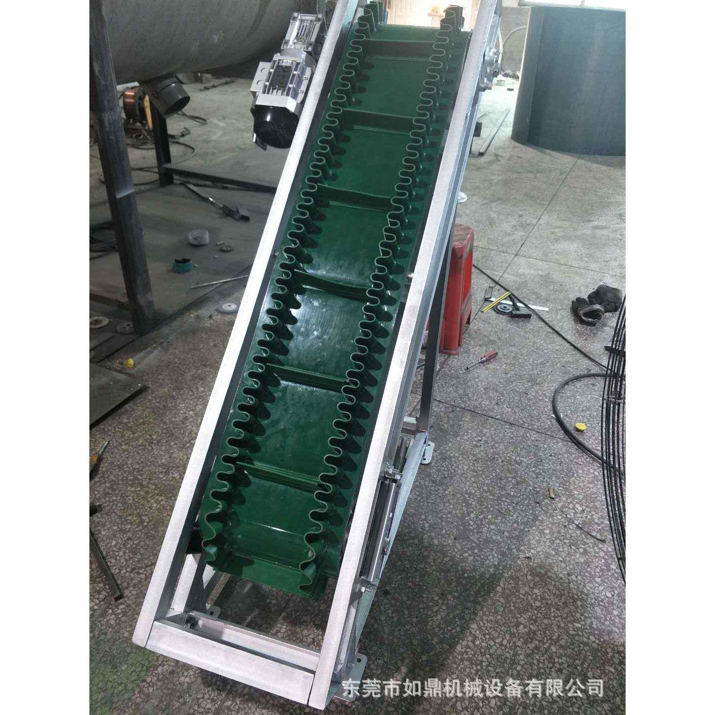 RD-P3300皮带送线 五金配边件提升机裙输皮带输送机