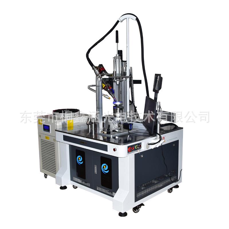 不锈钢刀柄自动激光焊接不锈钢三通管法兰连续激光自动焊接机