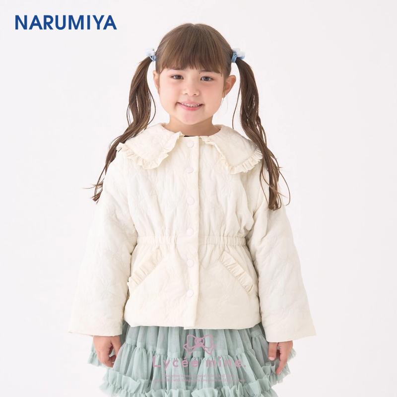 Lycee mine 【Lycee mine芭蕾舞系列】中长款蝴蝶结绗缝夹克