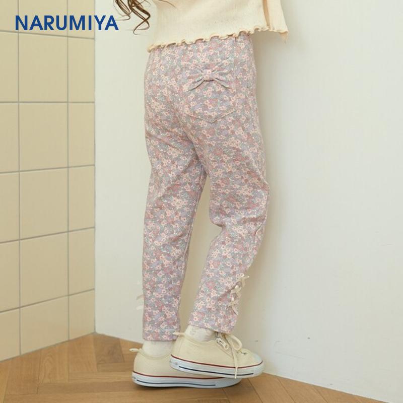 Lyceemine休闲蝴蝶结直筒裤