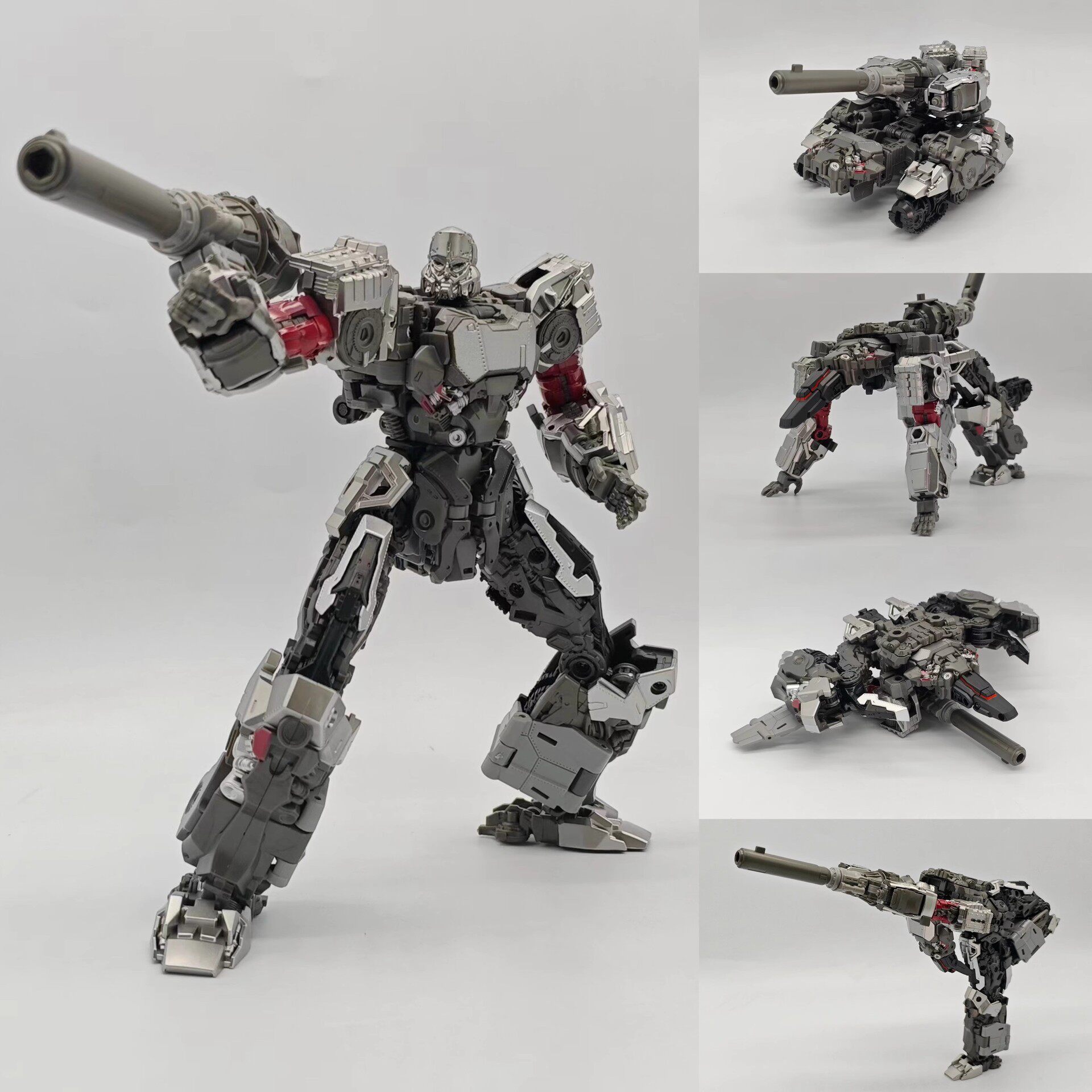 明希变形玩具MX-6601四变SS原大合金版老威MX-6602犀牛儿童机器人