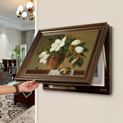 美式复古电表箱装饰画新款