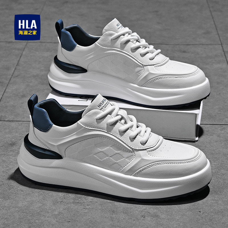 海澜之家男鞋板鞋2025新款秋季厚底增高休闲运动百搭老爹小白潮鞋,流行男鞋,单鞋,淘宝优惠券,粉丝福利购,淘宝优惠卷
