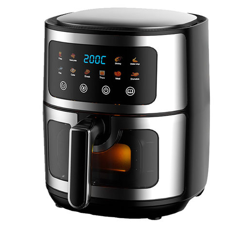 不锈钢空气炸锅家用大容量可视电炸锅触屏烤箱Air fryer