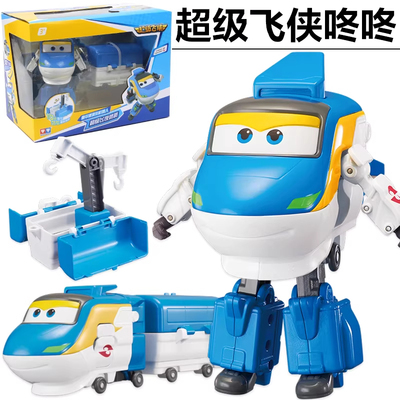 超级飞侠咚咚大号变形机器人玩具