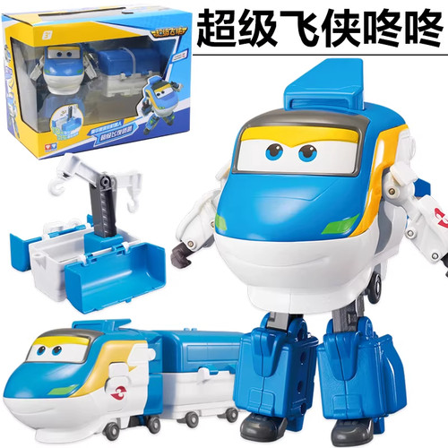 超级飞侠咚咚大号变形机器人玩具