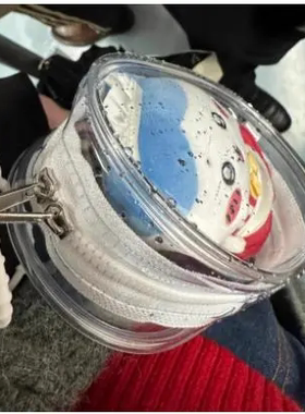 高透娃包10cm20cm出门痛包吉伊卡哇小八展示包外出防尘晒娃包新款