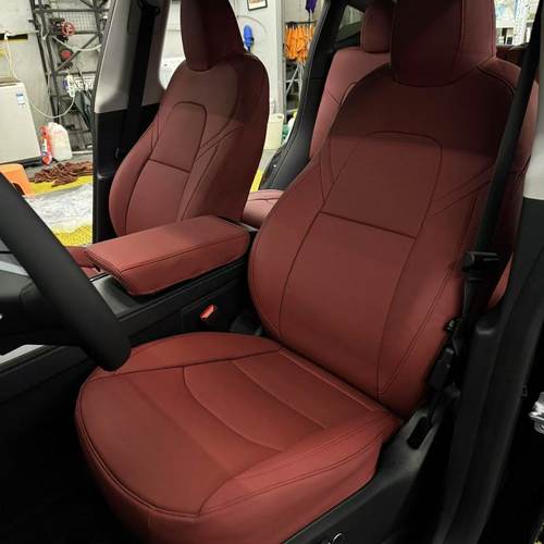 特斯拉modelY全包毛豆3座椅套