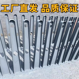 满焊碳钢雨棚挑梁 玻璃雨搭支架H型牛腿不锈钢梁定制异型钢构加工
