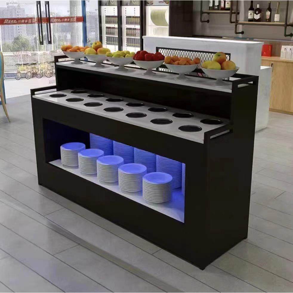 自助火锅小料台餐厅调料台蘸料台烤肉店酱料台打料台水果凉菜展zb