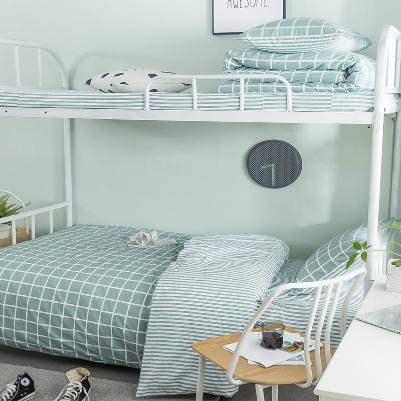 大学生宿舍床上用品三件套全套纯棉被套0.9m床单人1.2米被褥套装